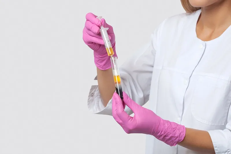 مواد اصلی پی آر پی مو برگرفته از خون خود فرد مراجع کننده است