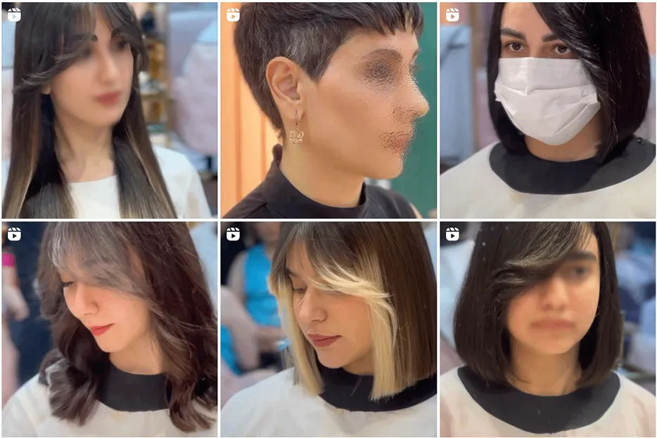 کوتاهی مو مشهد توسط سما عقیقی کاملا قابل انجام است