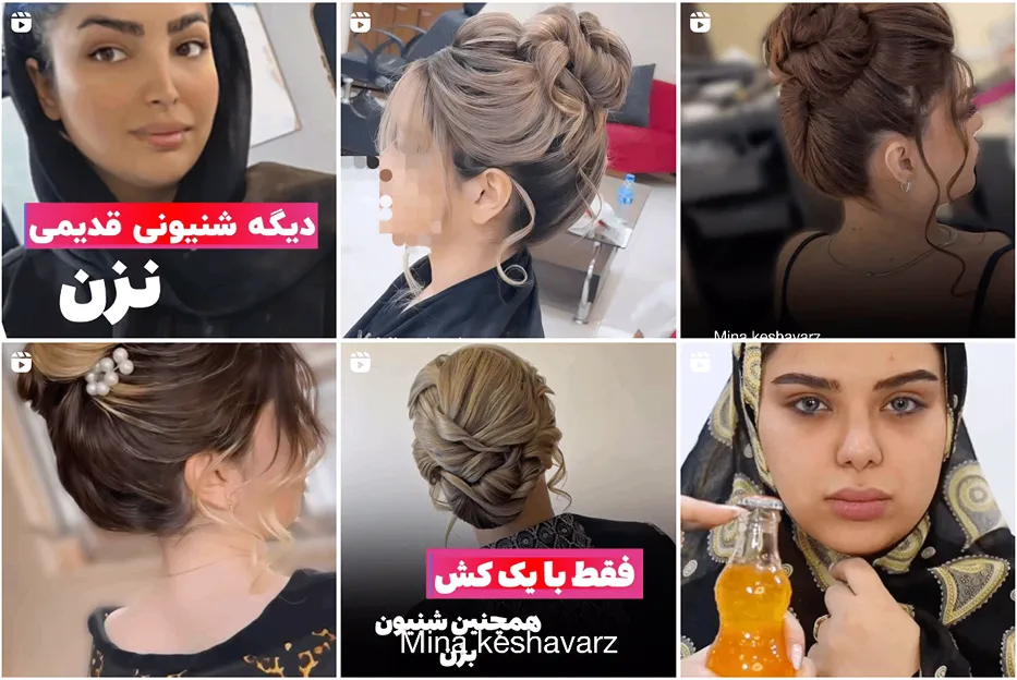 شینیون در مشهد توسط مبینا کشاورز کاملا قابل اجرا است