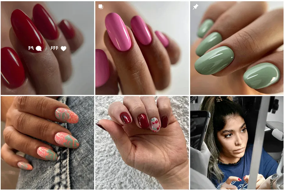 نمونه کار یکی از بهترین ناخن کار در مشهد را مشاهده میفرمایید.