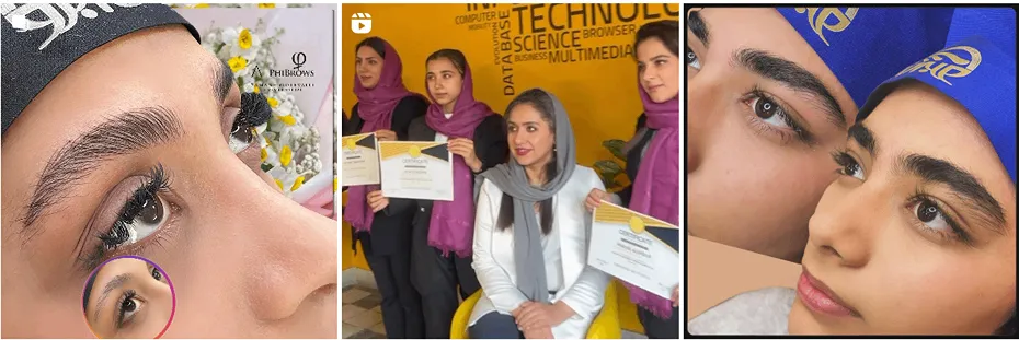 سمانه متولی یکی از بهترین متخصصین اصلاح ابرو در مشهد است