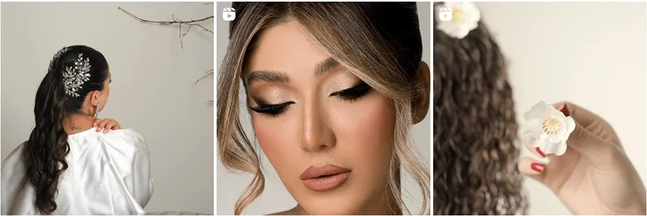 در این تصویرنیز میتوانید یکی از نمونه کار بهترین آرایشگاه زنانه در مشهد را مشاهده بفرمایید