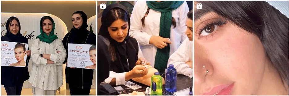 عاطفه سامی یکی از بهترین سالن کاشت مژه در مشهد را دارا است