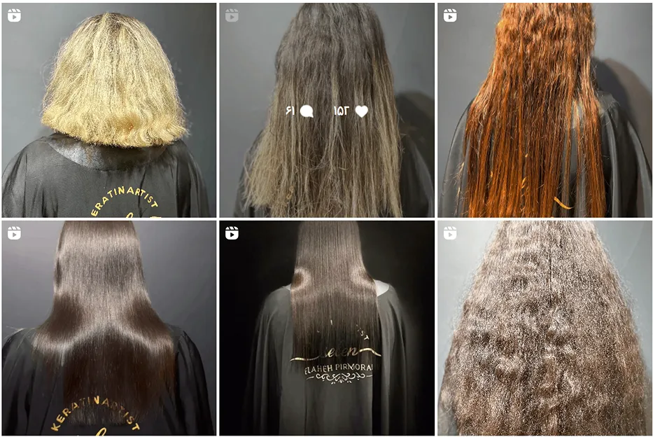 تصویر یکی از بهترین مرکز کراتین مو در مشهد را مشاهده میفرمایید.