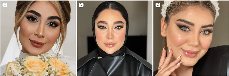 در این تصویر یکی از نمونه کارهای بهترین آرایشگاه زنانه در مشهد را مشاهده میفرمایید