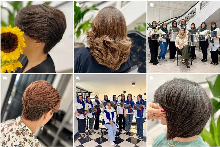 سجر یعقوبی از بهرتین متخصصین کوتاهی مو در مشهد است