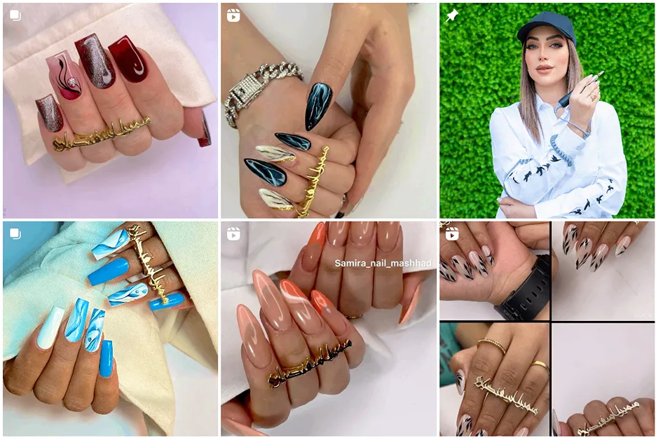 کاشت ناخن در مشهد توسط خانم اسفندیاری کاملا قابل انجام است