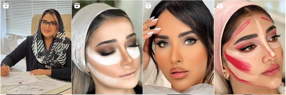 نمونه کار بهترین میکاپ ارتیست مشهد را مشاهده میفرمایید.