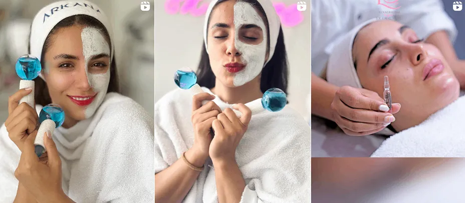 بهترین پاکسازی پوست توسط الناز بخشیان انجام میشود