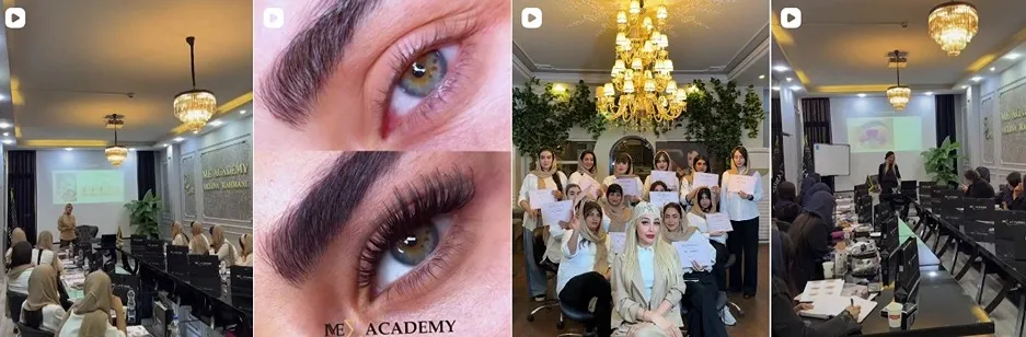 معرفی کامل بهترین سالن اکستنشن مژه در تهران 1404